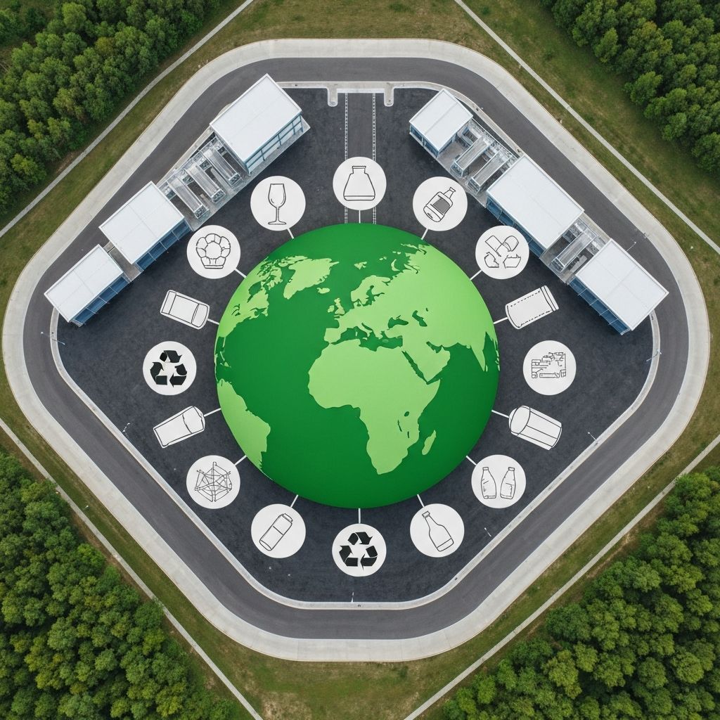 재활용 수거 배경